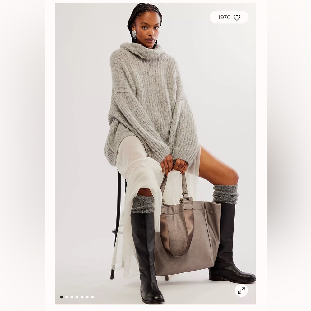 166. Free People Ventura Vegan Tote - Picture 2 of 2